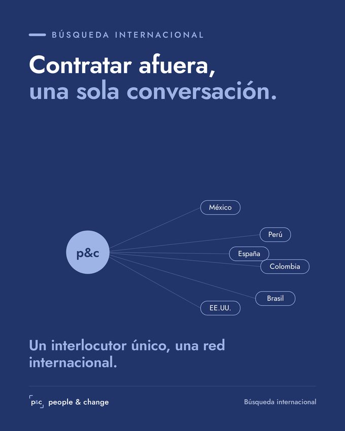 Publicación de People & Change sobre búsqueda internacional